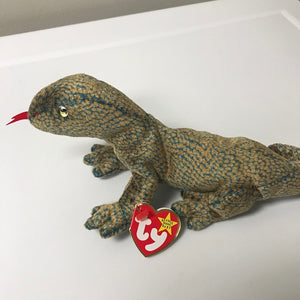 TY Beanie Baby Scaly the Lizard 1999 side view