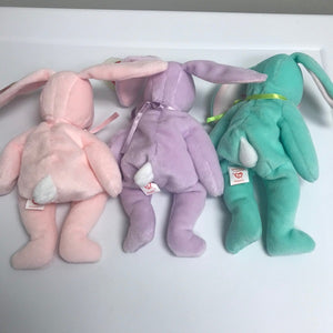 Ty Beanie Babies Hippity Hoppity Floppity Retired Rabbits 1996