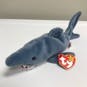 Ty Beanie Baby Crunch the Shark 1996 Style 4130