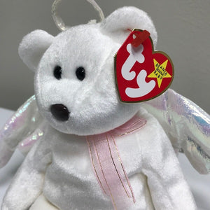 Ty Beanie Baby Halo the Bear Angel with Brown Nose 1998