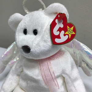 Ty Beanie Baby Halo the Bear Angel with Brown Nose 1998