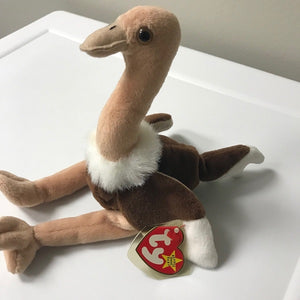 Ty Beanie Baby Stretch the Ostrich