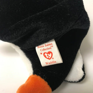 Ty Beanie Baby Waddle the Penguin 1995 Style 4075 tush tag