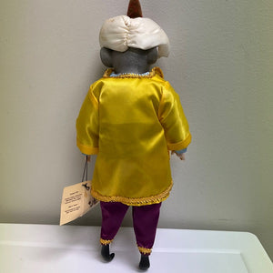 Victoria Collectibles Porcelain Mouse Clown Doll Figurine