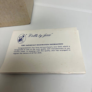 Vintage 8in Dolls by Jerri Vinyl Lil Darlings Collection Joni