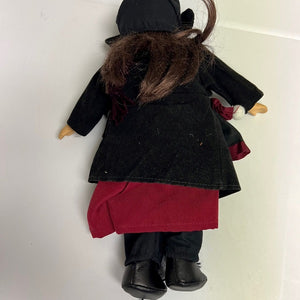 Vintage Porcelain Amish Doll Holding Baby Doll Collectible Doll