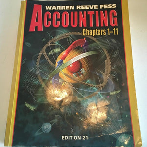 Warren Reeves Fess Accounting Book