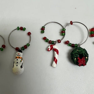 Wine Bottle Charms Christmas Charms For Bottle 6 Charms