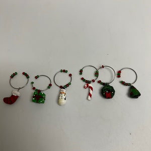 Wine Bottle Charms Christmas Charms For Bottle 6 Charms