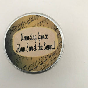 Amazing Grace Wooden Wick Candle | Inspirational Candle-Chickenmash Farm