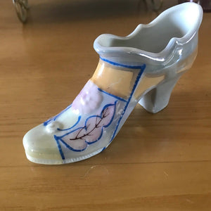 colorful ceramic shoe