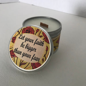 Let Your Faith Be Bigger Than Your Fear | Amazing Grace Candle-Chickenmash Farm
