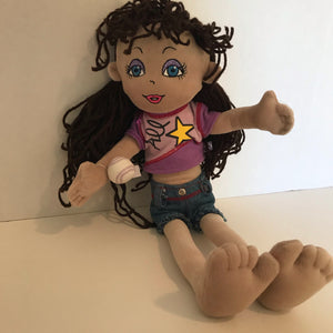 Build A Bear Friends 2B Made All Star Doll With Softball Accessory-Chickenmash Farm