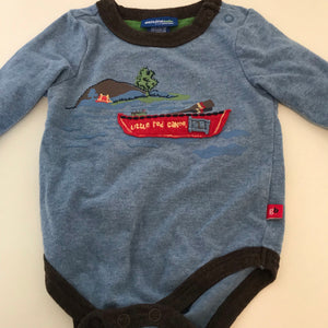 Baby Boy's Oshkosh One-Piece Long Sleeve Bodysuit Size 6 Months Set of 2-Chickenmash Farm
