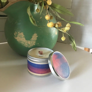 lilac candle
