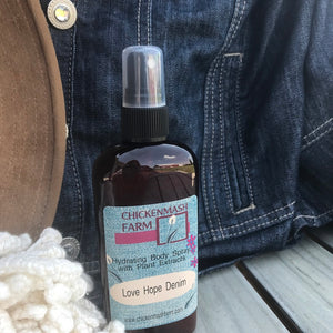 Love Hope Denim Hydrating Body Spray-Chickenmash Farm