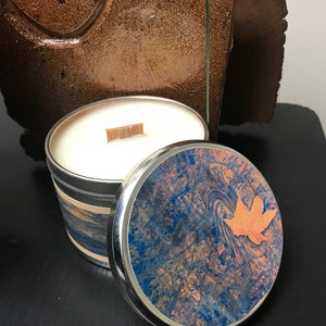 Maple Chai Sweet Cream Wood Wick Candle | Holiday Soy Candles-Chickenmash Farm