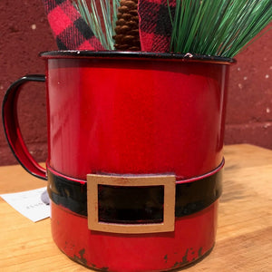 Santa Suit Mug | Holiday Decor | Christmas Mug-Chickenmash Farm