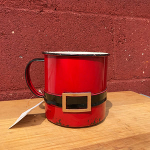 Santa Suit Mug | Holiday Decor | Christmas Mug-Chickenmash Farm