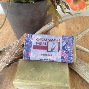 Patchouli Goat Milk Soap | Chickenmash Farm Patchouli Soap-Chickenmash Farm