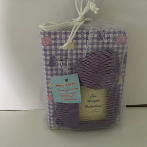 Newborn Baby Photo Album Gift Set Puple Piggy Pattern Baby Gift-Chickenmash Farm