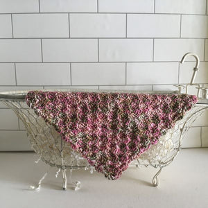 pink camo washcloth