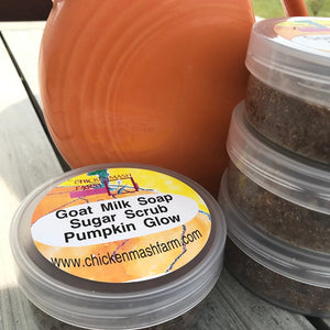 Pumpkin Glow Sugar Scrub With Goat Milk Soap-Chickenmash Farm