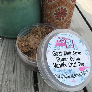 Vanilla Chai Tea Sugar Scrub With Goat Milk Soap-Chickenmash Farm