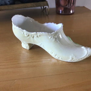 Vintage porcelain shoe collectible