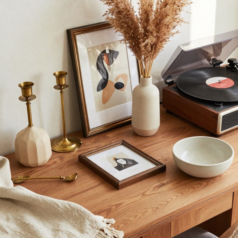 vintage and modern home decor