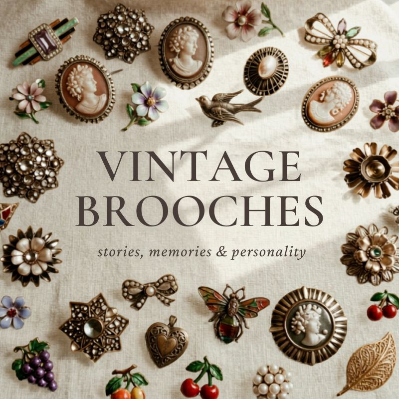 vintage brooches 