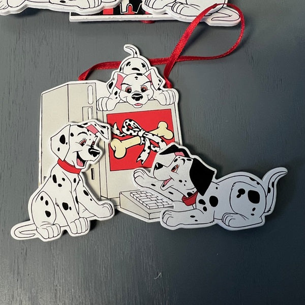 101 Dalmatians Wooden Christmas Ornaments Set of 3 Kurt S. Adler
