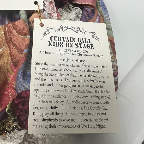 1996 Curtain Call Kids Robin Woods Doll Holly 16 inches