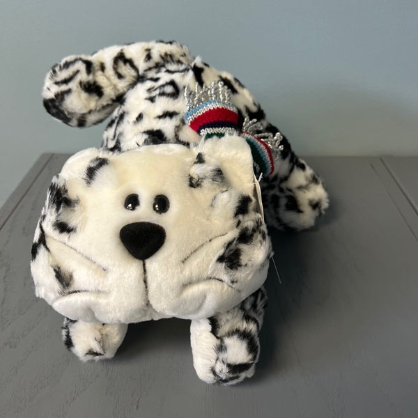 2004 Commonwealth Plush Cat Black and White Stuffed Animal 10 inch