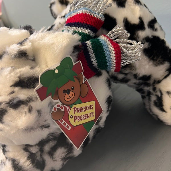 2004 Commonwealth Plush Cat Black and White Stuffed Animal 10 inch