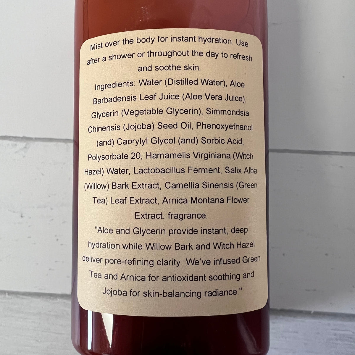 Coconut Lime Verbena Botanical Mist | Hydrating Tropical Body Spray