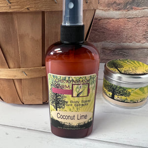 Coconut Lime Verbena Botanical Mist | Hydrating Tropical Body Spray