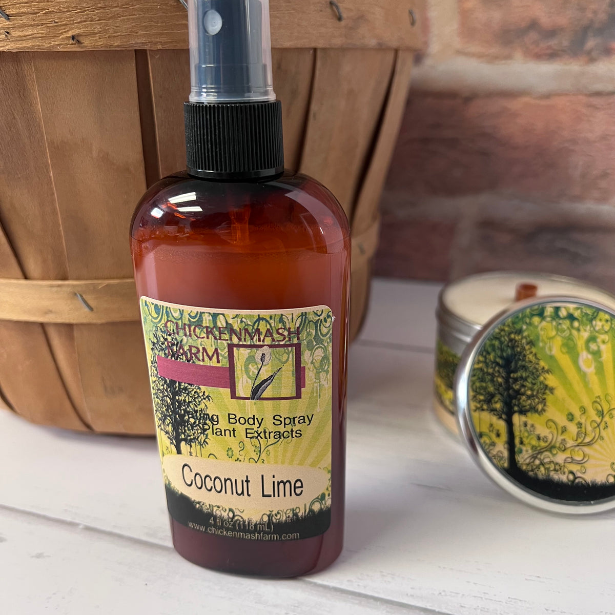 Coconut Lime Verbena Botanical Mist | Hydrating Tropical Body Spray