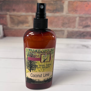 Coconut Lime Verbena Botanical Mist | Hydrating Tropical Body Spray