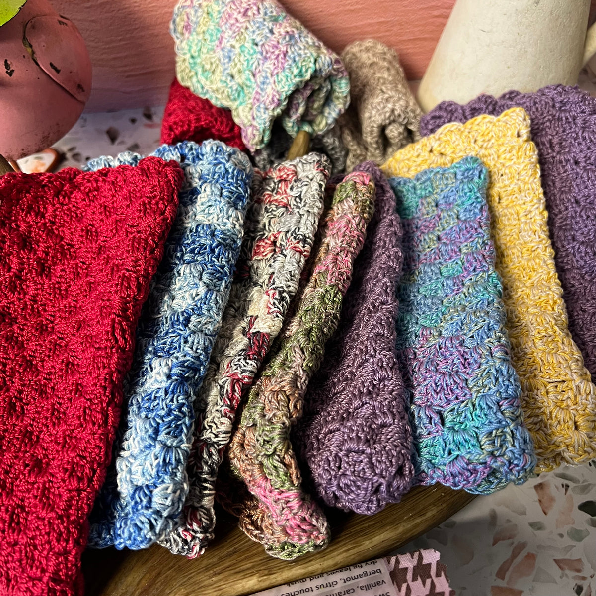 Mystery Surprise Me Handmade Crocheted Washcloth