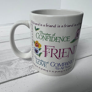 coffee mug abbey press floral theme