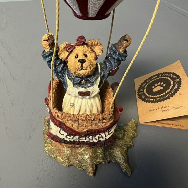 Boyds Bears Bearstone Collection Betsy B Bearamerica Special F.o.B 2002 Edition
