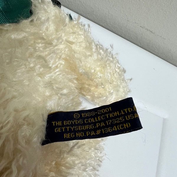 Boyds Bears Lotaluck Four Leaf Clover 10in Jointed Bear 2001