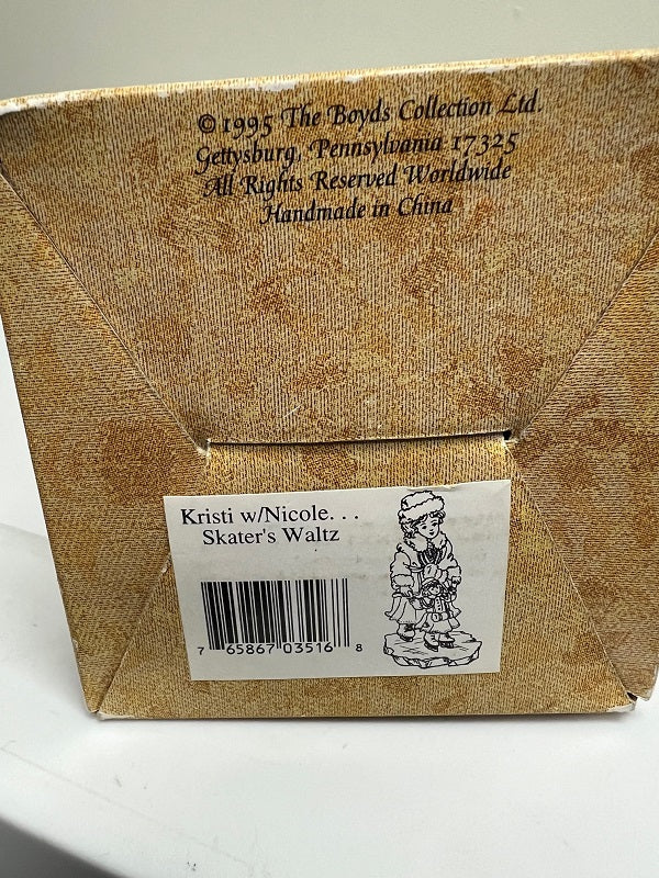 Boyds Bears Yesterday's Child 1996 Kristi with Nicole Skaters Waltz