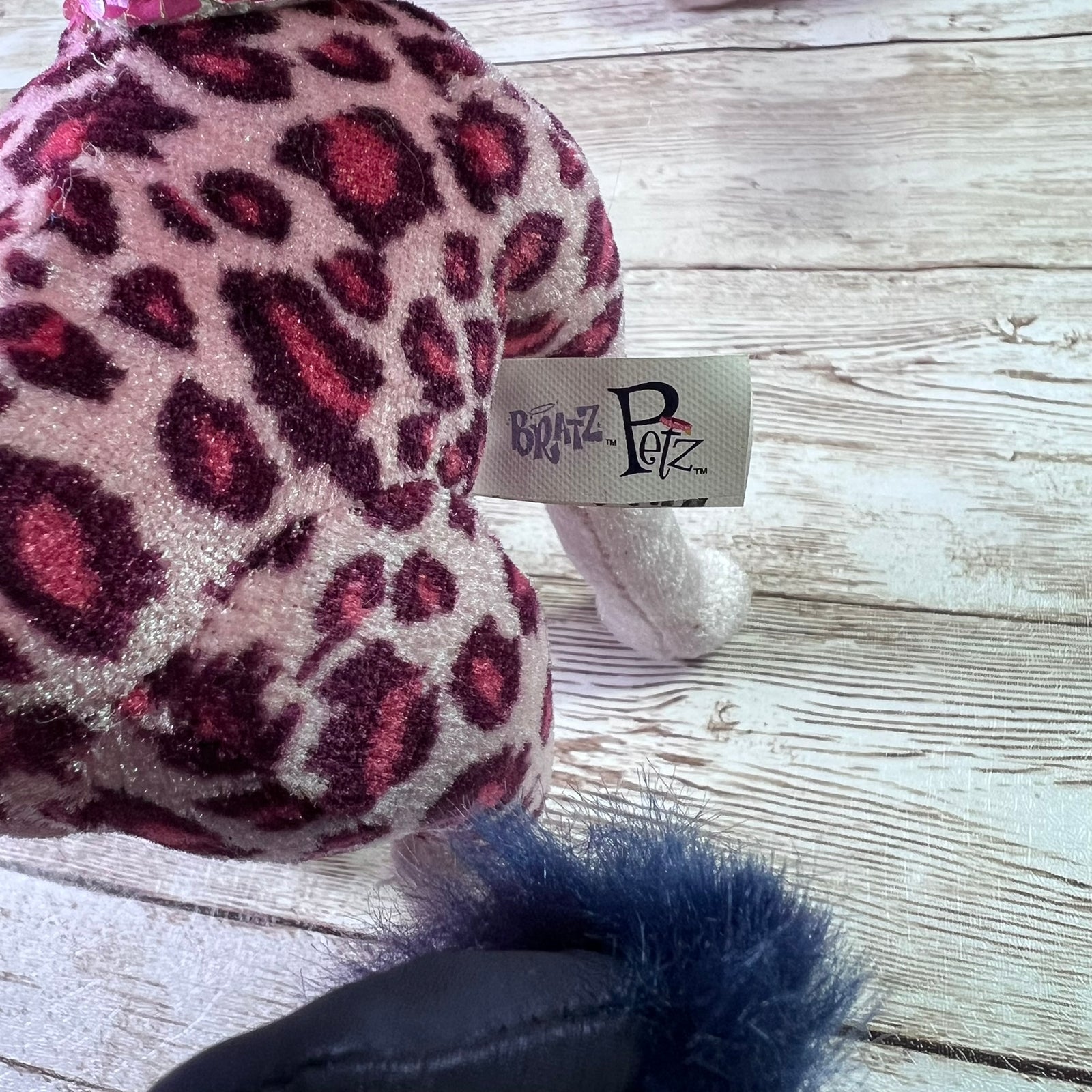 Bratz Petz Catz Kendall Pink Leopard Plush Cats Set of 2 MGA 2004 10" & 6"