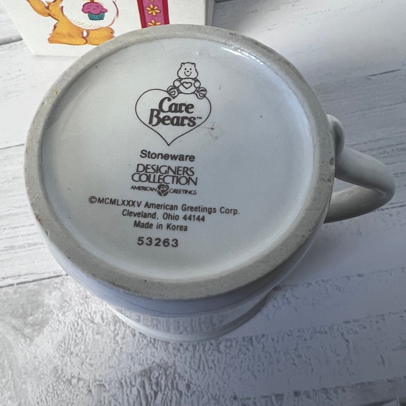 Care Bears 1st Birthday Mug 1985 Child Stoneware With Box