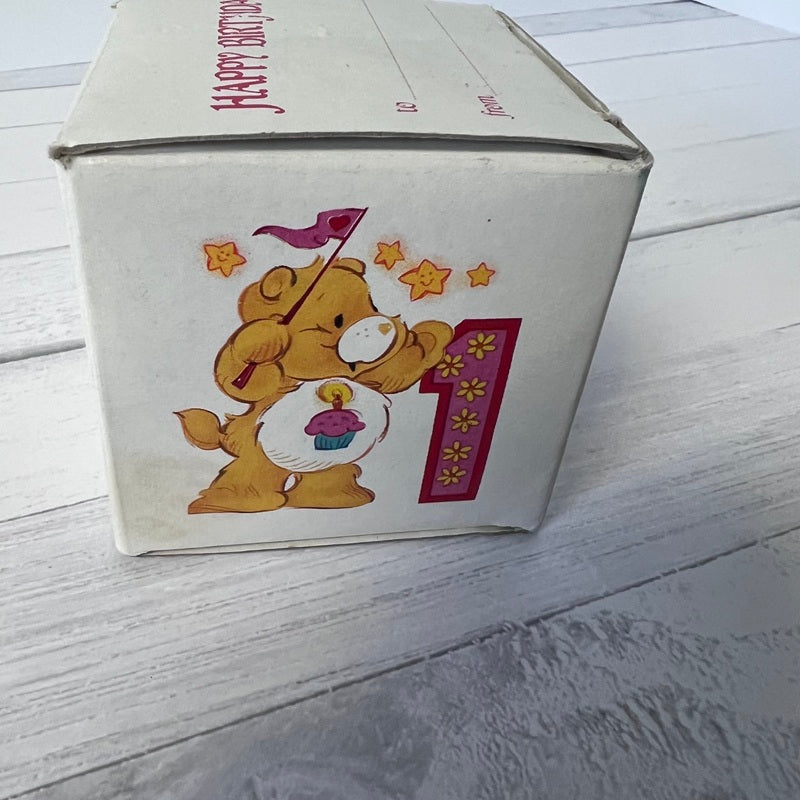 Care Bears 1st Birthday Mug 1985 Child Stoneware With Box