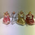 Christmas Tree Topper Vintage Angel Light-Up Ornament Lot of 4