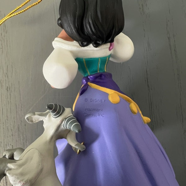Disney Esmeralda and Djali Hallmark Hanging Ornament 