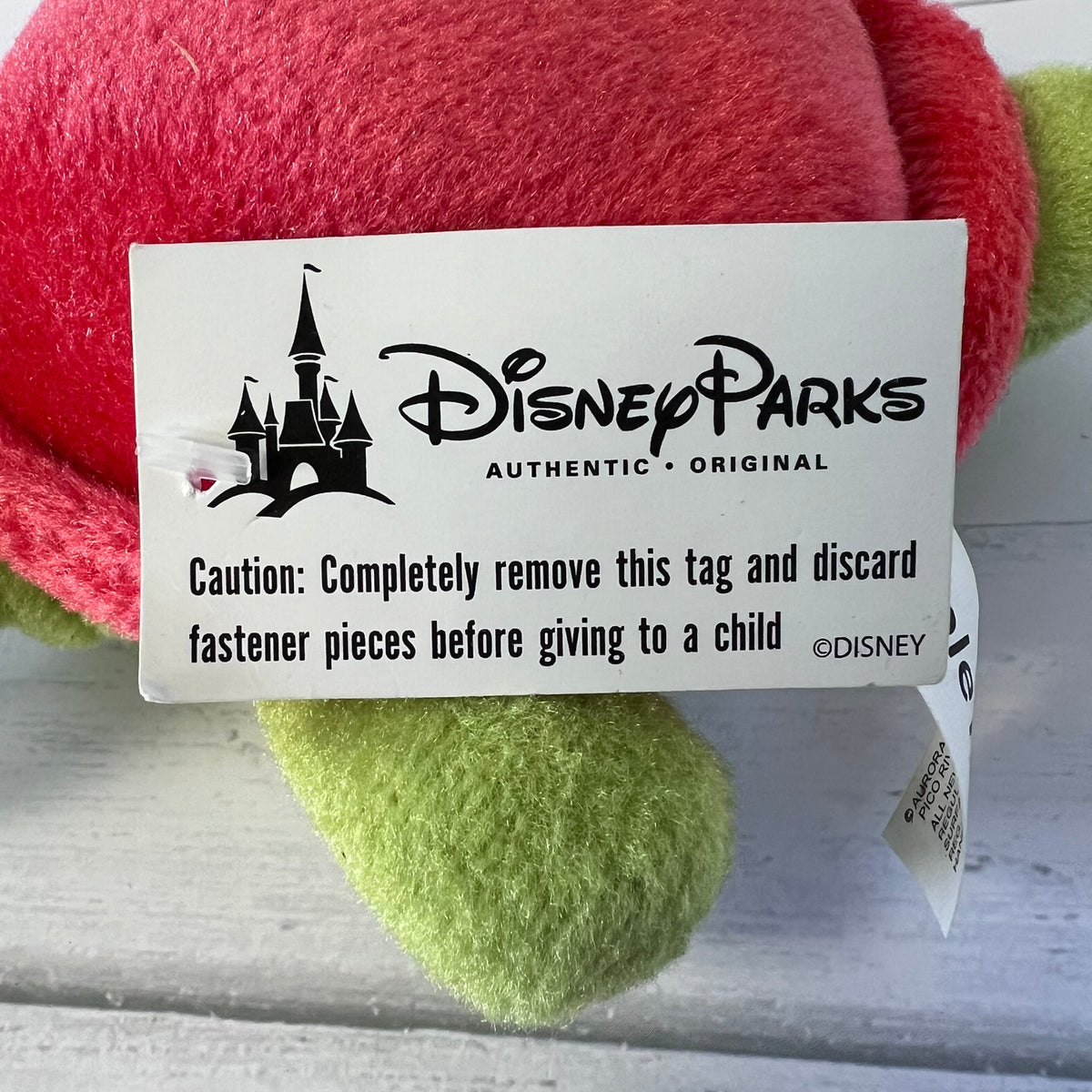 Disney Parks Sea Turtle Plush Aurora World People Pals 7 Inch